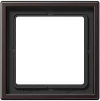 Рамка универсальная Jung LS990 metal 1-м. алюминий темный картинка